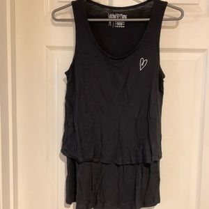 Latched Mama Nursing Tank Black Medium